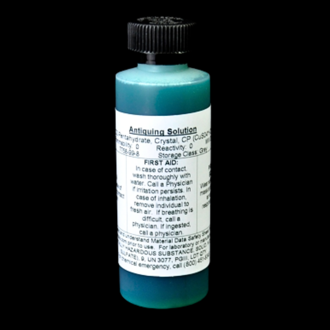 Antiquing Solution for Zinc Sheets