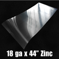 18 Ga Zinc Sheet-Solid 44.7" Wide
