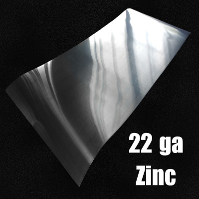 22 Ga Zinc Sheet-Solid Rolled 44.7" Wide