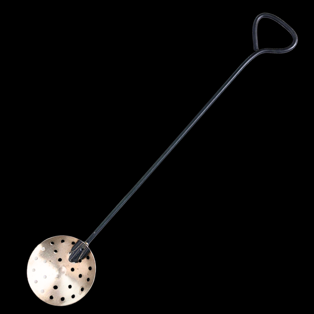 6" Stainless Steel Casting Skimmer Ladle – 28" Heavy Duty Handle – Dross Removal Tool for Bullet Casting, Lead Melting & Metal Casting – Made in USA
