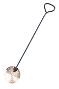 6" Stainless Steel Casting Skimmer Ladle – 28" Heavy Duty Handle – Dross Removal Tool for Bullet Casting, Lead Melting & Metal Casting – Made in USA